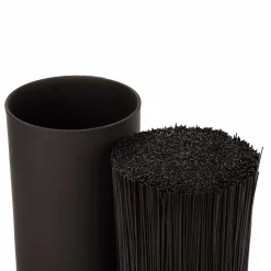 Bloc rond rangement couteaux fibres synthétiques amovibles noir 110 x 225 mm