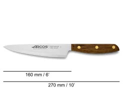 Bolsa de piel + 5 cuchillos Serie Nórdika