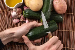 Bolsa de piel + 5 cuchillos Serie Nórdika