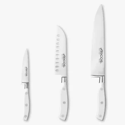 Coffret 3 couteaux Riviera Blanc