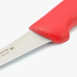 Couteau à désosser courbe rouge 2900 140 mm
