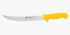 Couteau à parer alvéolé jaune 2900 250 mm