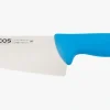 Couteau de boucher lame large bleu 2900 170 mm