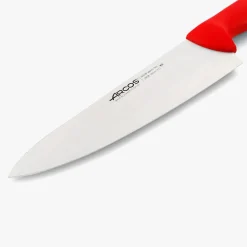 Couteau de chef lame large rouge 2900 250 mm