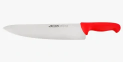 Couteau de chef lame large rouge 2900 300 mm