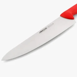 Couteau de chef lame large rouge 2900 300 mm