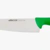 Couteau de chef lame large vert 2900 250 mm