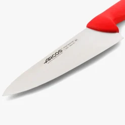 Couteau de chef lame large rouge 2900 200 mm