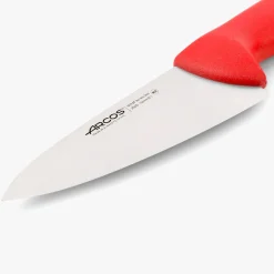 Couteau de chef lame large rouge 2900 150 mm