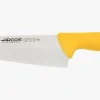 Couteau de chef lame large jaune 2900 200 mm