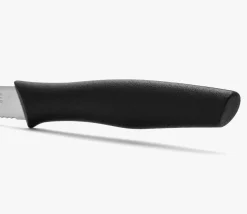 Couteau Office Cranté Couleur Noir Série Nova 85 mm