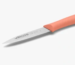 Couteau éplucheur 85 mm couleur corail série Nova