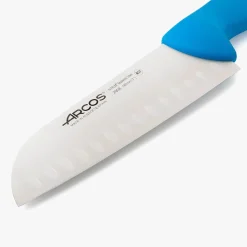 Couteau Santoku bleu 2900 180 mm