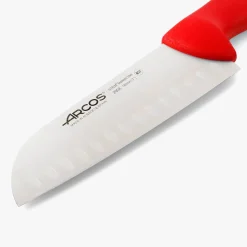 Couteau Santoku rouge 2900 180 mm
