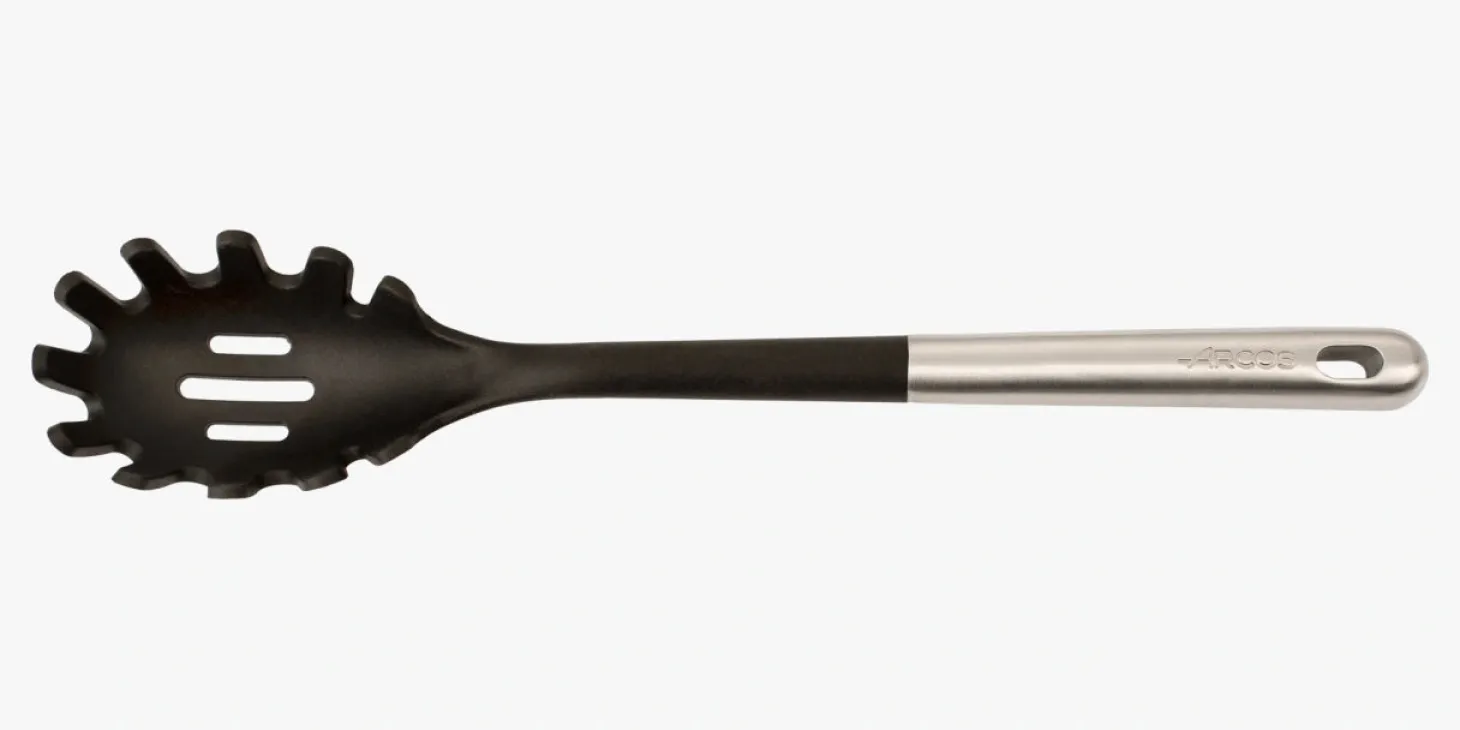 Cuillère Spaghetti en Acier Inoxydable et Silicone 337 mm