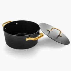 Faitout Antiadhésif Céramique Samoa Iconic noir 24 cm