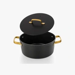 Faitout Antiadhésif Céramique Samoa Iconic noir 24 cm