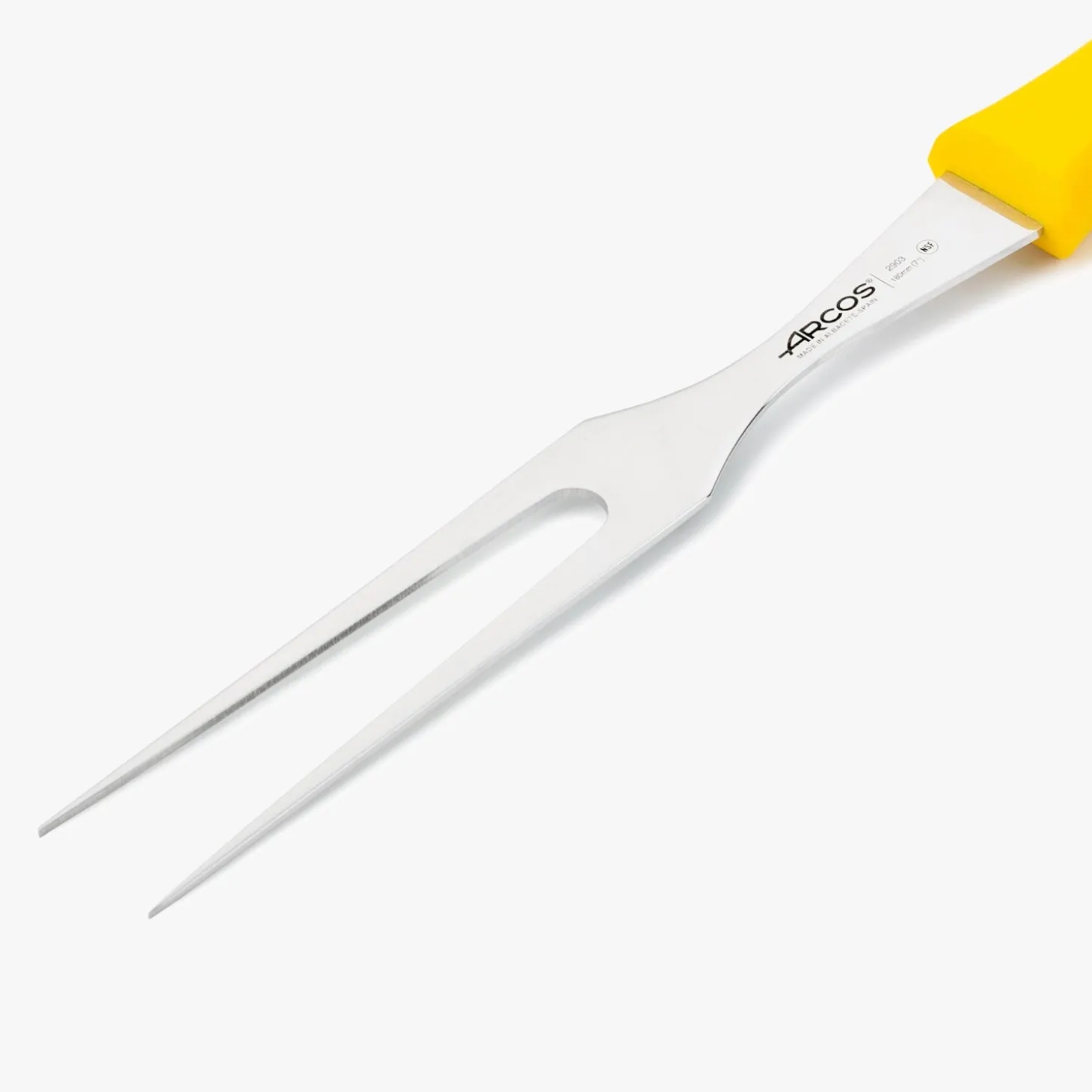 Fourchette à viande / à découper jaune 2900 170 mm