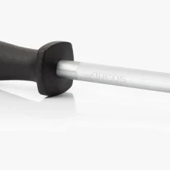 Fusil à aiguiser acier mèche ronde noir 230 mm / ⌀ 10 mm