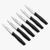 Set de 6 couteaux d'office noir Nova