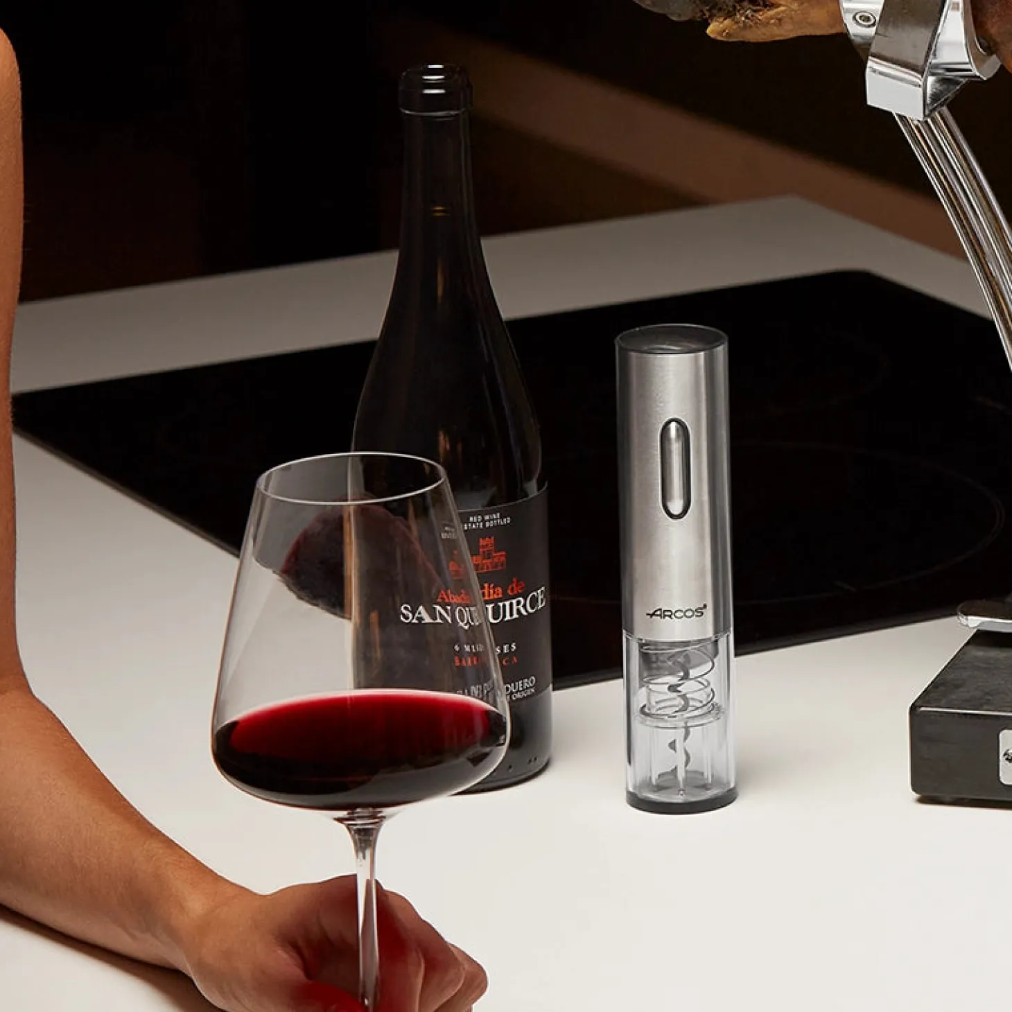 Tire-bouchon électrique acier inox et ABS