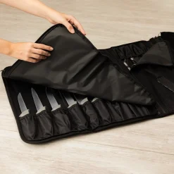 Trousse pour couteaux de 17 pièces 520 x 920 mm